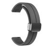 14mm bands Compatible with Garmin Lily 2 Band, Soft Silicone Magnetic Black Buckle Sport Wristband Replacement Straps Compatible with Garmin Lily 2 Smartwatch women men (Space Gray) view 3