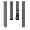 14mm bands Compatible with Garmin Lily 2 Band, Soft Silicone Magnetic Black Buckle Sport Wristband Replacement Straps Compatible with Garmin Lily 2 Smartwatch women men (Space Gray) view 4