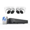 Reolink 5MP PoE Security Camera System Bundle, 4pcs 5MP Dome PoE IP Cameras with Smart AI Detection, 8CH NVR with Pre-Installed 2TB HDD, RLK8-520D4-5MP Bundle with IK10 Vandal Proof Cam RLC-540A view 2