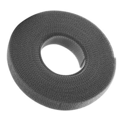 16.4ft Hook and Loop Roll, Wire Ties Hook and Loop Straps Reusable Fastening Cable Ties Hook and Loop Wire Management for Organizing Home, Black