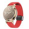 14mm bands Compatible with Garmin Lily 2 Band, Soft Silicone Magnetic Black Buckle Sport Wristband Replacement Straps Compatible with Garmin Lily 2 Smartwatch women men (Red) view 1