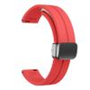 14mm bands Compatible with Garmin Lily 2 Band, Soft Silicone Magnetic Black Buckle Sport Wristband Replacement Straps Compatible with Garmin Lily 2 Smartwatch women men (Red) view 3