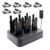 (3nd Gen RT22) Retevis B3H Walkie Talkies for Adults-Ultra Slim, with Earpiece, 6 Way Multi Unit Charger, 1620 mAh, LED Display, Business Portable FRS Two-Way Radios for Retail Store (6 Pack) view 1