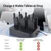 (3nd Gen RT22) Retevis B3H Walkie Talkies for Adults-Ultra Slim, with Earpiece, 6 Way Multi Unit Charger, 1620 mAh, LED Display, Business Portable FRS Two-Way Radios for Retail Store (6 Pack) view 3