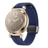 14mm bands Compatible with Garmin Lily 2 Band, Soft Silicone Magnetic Black Buckle Sport Wristband Replacement Straps Compatible with Garmin Lily 2 Smartwatch women men (Midnight Blue) view 1