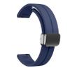 14mm bands Compatible with Garmin Lily 2 Band, Soft Silicone Magnetic Black Buckle Sport Wristband Replacement Straps Compatible with Garmin Lily 2 Smartwatch women men (Midnight Blue) view 3