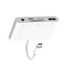 MOOKEENONE Type-C TF/SD Memory Card Reader High-Speed Adapter for Smart Media SD SDXC CF SDHC view 1