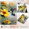 for Kindle 10th Generation 2019 Case, Slim PU Leather Kindle Cover 10th Generation, Adjustable Stand with Auto Sleep/Wake Smart Cover (Not fit Kindle Oasis or Kindle 2022), Bird Yellow Flower view 3