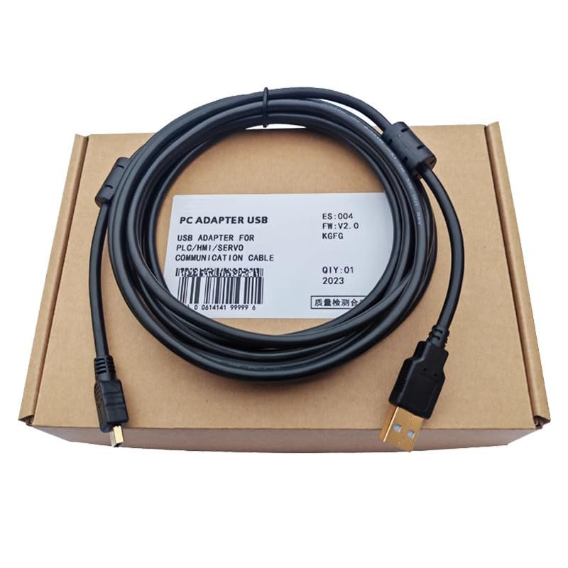 USB-GV for Inverter V90 Servo Commissioning Cable Data Communication Download Cable Gold-Plated Plug Double Shielded Magnetic Ring 3 m