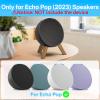 Wooden Desktop Speaker Stand for Echo Pop Stand Holder - Saving Space Wood Tripod Speaker Stand Desk for Alexa Echo Pop (2023) Table Stand view 2