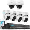 REOLINK 4K PoE Security Camera System, 4pcs Person/Vehicle Detection IP Cameras, 8CH NVR with 2TB HDD, RLK8-800D4 PoE Kit Bundle with 2 x RLC-833A 4K 3X Optical Zoom Cameras view 1