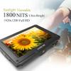 7" On-Camera Field Monitor, 1800 Nits High Brightness with 4K HDMI & 3G-SDI Input/Output, HDR, 3D LUT for Professional Video and Photography view 2
