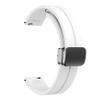 14mm bands Compatible with Garmin Lily 2 Band, Soft Silicone Magnetic Black Buckle Sport Wristband Replacement Straps Compatible with Garmin Lily 2 Smartwatch women men (White) view 3