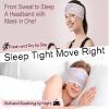 MUSICOZY Bluetooth Headband Sleep Headphones Earbuds for Sleeping Sports view 2