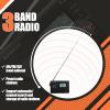 Retekess V115 Digital Radio AM FM Bundle with Retekess TA006 TV Headphones Wireless for Seniors, Support Optical, Coaxial, AUX, RCA, TV Headphones with Charging Dock view 2