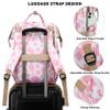 Mimfutu Cow Print Laptop Backpack College School Backpack Bookbags Nurse Backpacks Travel Bags for Women Girls Fits 15.6 Inch Notebook (Pink), Large view 4
