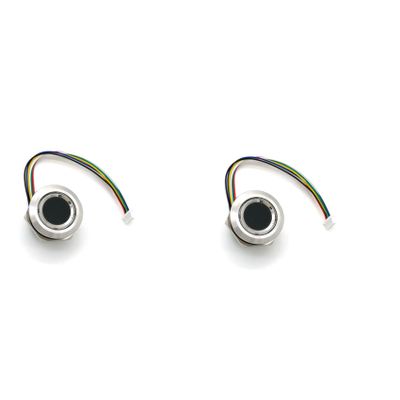 Viodmss 2X R503 Circular Round RGB Ring Indicator LED Control DC3.3V MX1.0-6Pin Capacitive Fingerprint Module, 15mm