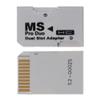 Viodmss 2X Card Reader Micro-SD TF to MS Pro Card Adapter Single Dual Slots for Gamepad for view 3