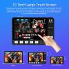 FEELWORLD L4 Video Mixer Switcher with 10.1" LCD Touch Screen, Multi-Camera USB3.0 Fast Live Streaming Broadcast 4 HDMI in 1 SDI in T bar Simply Swithing view 3