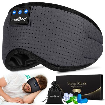 MUSICOZY Sleep Headphones Bluetooth 5.4 Sleep Mask with HD Sound