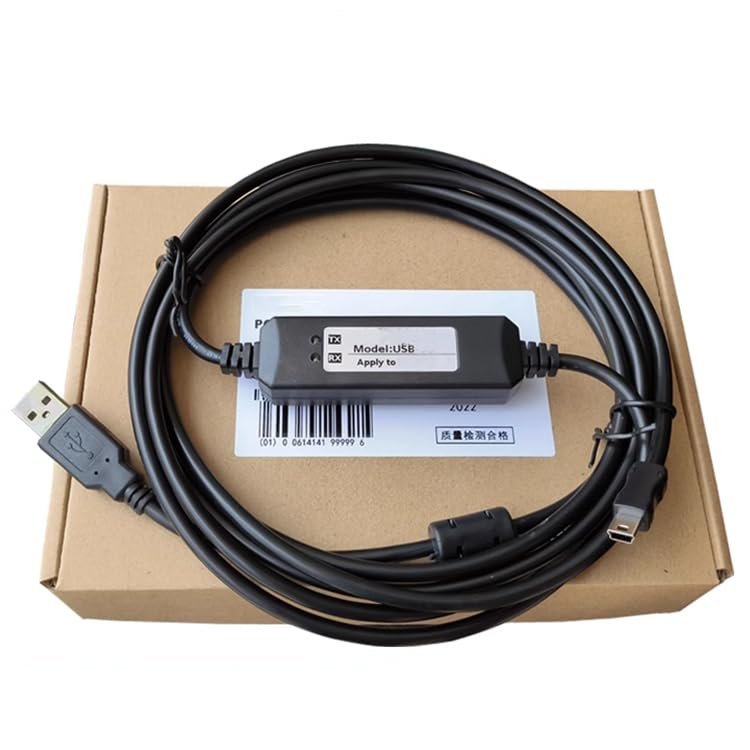 UC-PRG030-01B Compatible Communication Data Download Cable Full Signal Isolation Gold Plug Programming Cable 3 Meter
