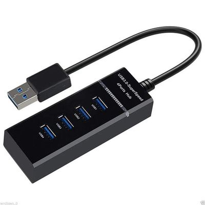 4 Port USB 3.0 Hub Computer USB Multi Interface Splitter USB Distributor Drive Four Extend High Speed