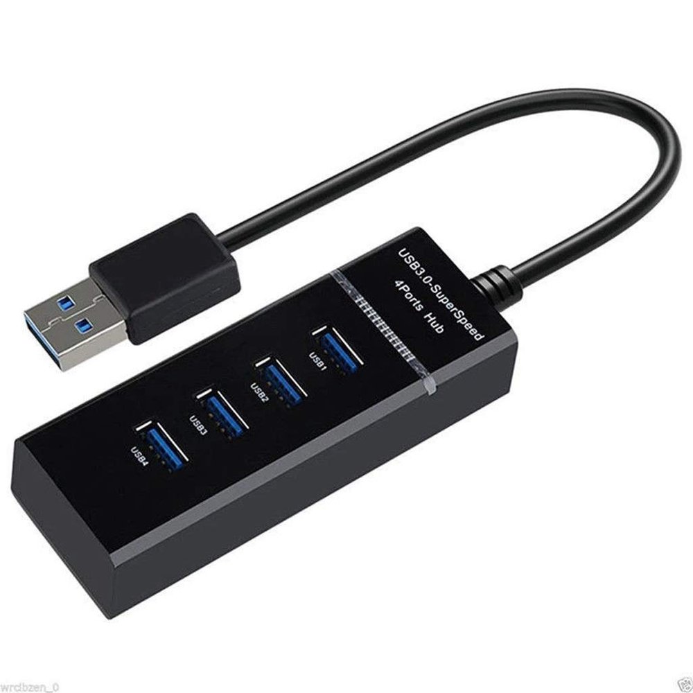 4 Port USB 3.0 Hub Computer USB Multi Interface Splitter USB Distributor Drive Four Extend High Speed