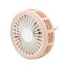 UPWONEA Mini Fan for Car,Tire-Shape Cooling Fan for Summer, USB Clip on Fan, Travel Camping Small Fan, 3 Speed Adjustable, Car Air Vent USB Fans, Portable Desk Fan, Multifunctional Personal Fan,Pink view 1