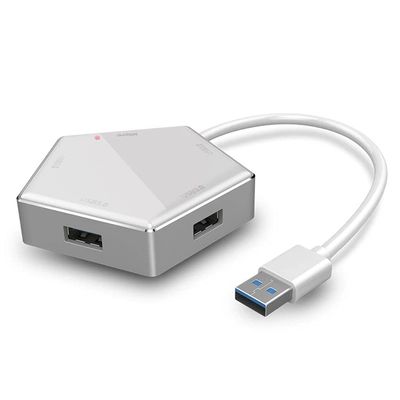 USB Hub,Four USB 3.0 Hub with Micro External Power Hole High Speed Four Port Splitter (Color : D) (OneColor)