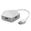 USB Hub,Four USB 3.0 Hub with Micro External Power Hole High Speed Four Port Splitter (Color : D) (OneColor) view 1
