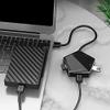 USB Hub,Four USB 3.0 Hub with Micro External Power Hole High Speed Four Port Splitter (Color : D) (OneColor) view 4