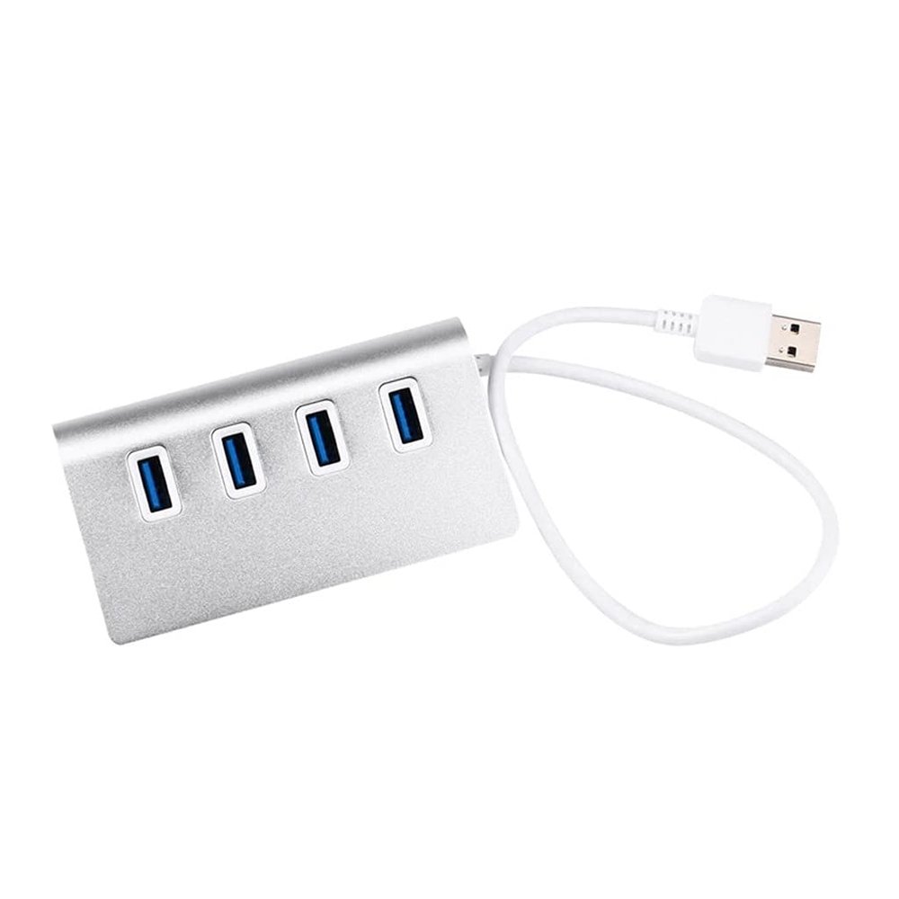 Drag Four Splitter Portable USB Splitter,USB 3.0 4-Port Multi Hub Splitter Aluminum Adapter