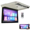 AUTUMFLATGAO Car Overhead Player, 19" Car Roof Mount Monitor, 180 Rotating Screen, Flip Down Overhead Car Monitor, Support FM, USB/SD, HDMI,Beige view 1