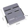 AOKO M.2 NVMe SSD Cloner, Dual-Bay 4-in-1 Hard Drive Docking Station,Hard Drive Reader/Cloner for M.2 PCIE NVME+mSATA & SATA 2.5"/3.5" HDD,Offline Cloning Without PC view 2