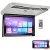 AUTUMFLATGAO Car Overhead Player, 19" Car Roof Mount Monitor, 180 Rotating Screen, Flip Down Overhead Car Monitor, Support FM, USB/SD, HDMI,Grey view 1