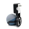 Compatible with Amazon Echo Pop Holder, Echo Pop Stand, Echo Pop Wall Mount with Integrated Cable Management, No Screws Required, Speaker Accessory Rack (Black, WL-801), 1 Piece view 2