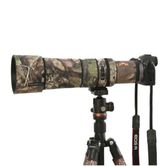 ROLANPRO Camouflage Lens Cover for Canon RF 800mm F11 is STM Raincover Lens Protection Sleeve Case-#23 Brown Jungle Camo Waterproof