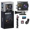 AKASO Brave 4 Action Camera with 64GB Card and Flexible Tripod Stand Bundle view 1