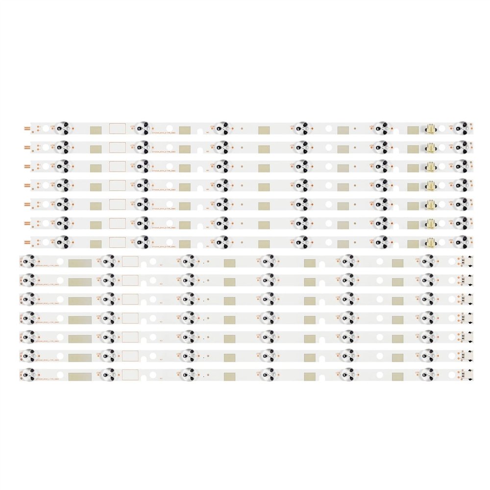 UFDIPLMY 14pcs/Set LED Backlight Strip Compatible with Toshiba 42L7453D 42L7453RB 42L6463DG 42M7463D 96.42S28.001 SVT420A81_REV03 LC420DUK SG K2