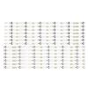 UFDIPLMY 14pcs/Set LED Backlight Strip Compatible with Toshiba 42L7453D 42L7453RB 42L6463DG 42M7463D 96.42S28.001 SVT420A81_REV03 LC420DUK SG K2 view 1