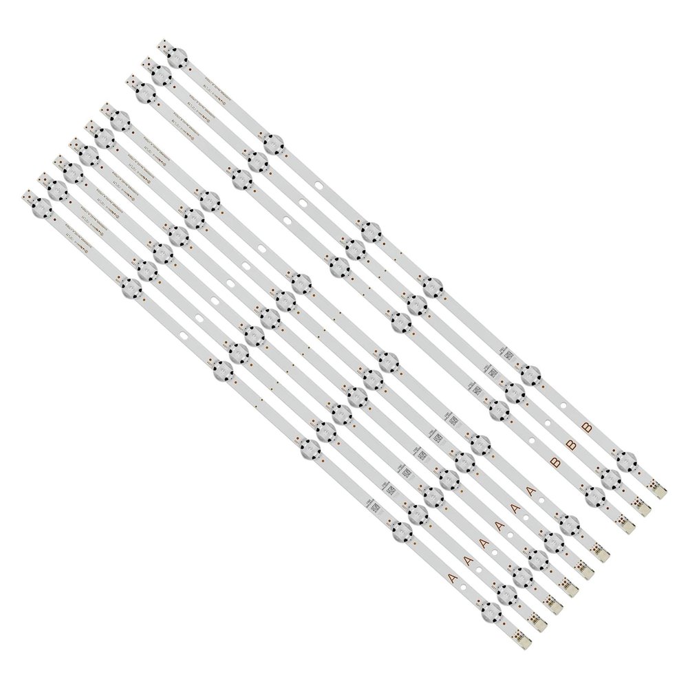 UFDIPLMY 9Pcs/Set LED Backlight Strip Compatible with Panasonic SVV550AW9-A B JL.D55061330-078AS-M 078HS TX-55GX550B 55HK25T74U 55V5863DG 55T6863DB