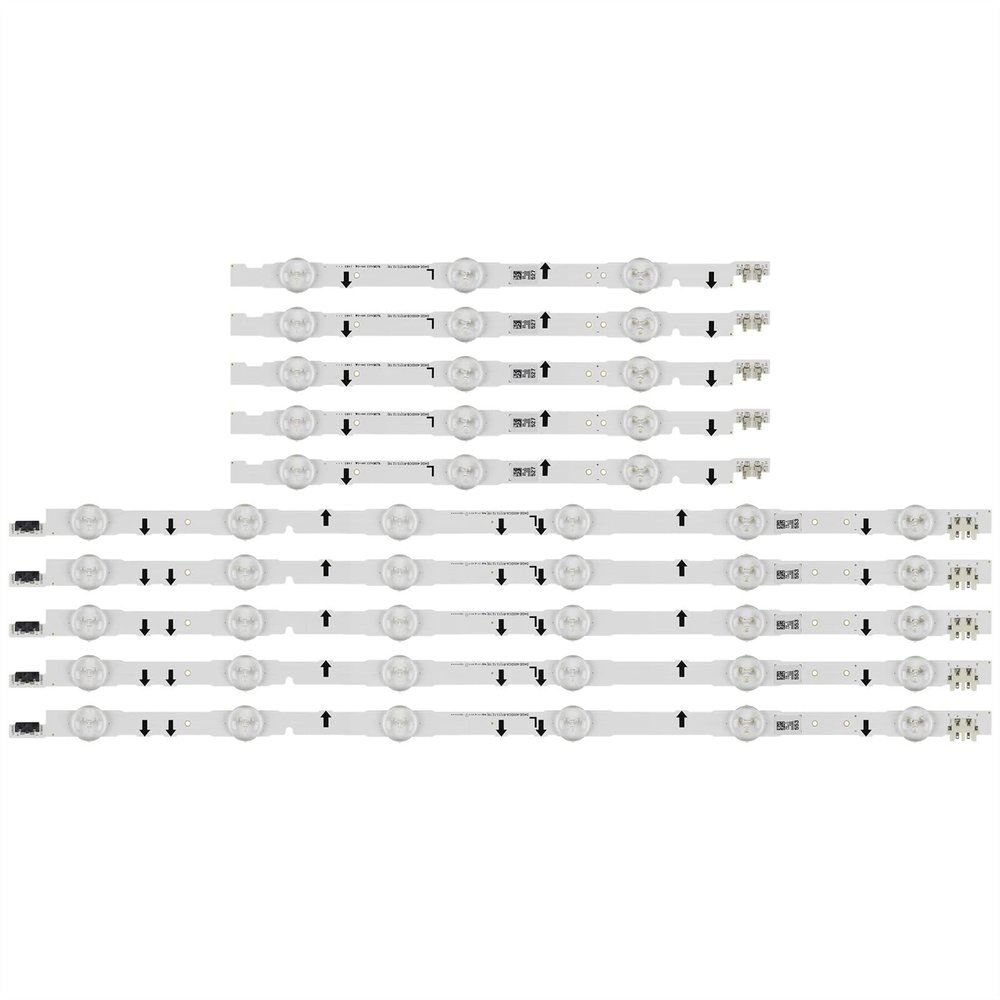 UFDIPLMY 10pcs LED Strip D4GE-400DCA-R2 D4GE-400DCB-R2 BN96-30449A BN96-30450A Compatible with Samsung 40'' TV UE40H5270 UE40J6240AK UE40J5600