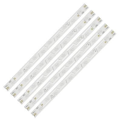 UFDIPLMY 10pcs 5LEDs LED Backlight Bar Compatible with Thomson 55UB6406 55UB6406W LV550NDEL MA4CLB5505HR3KT4 TMT-55E5800-10X5-3030C-V2 4C-LB5505-YH1