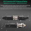 ZBLZGP M12 Sensor Connector Unshield 4 Pin A-Code Straight Female Industrial Waterproof Electrical Field Wireable 12mm Thread Joint Circular Electronic Connector 10Pack view 4