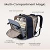 LOVEVOOK 50L Travel Backpack for Women & Men, Airline Approved Carry On Luggage with 3 Packing Cubes, TSA Overnight Bags, Waterproof Personal Item Bag, Weekender Essentials Backpacks fits 17" Laptop view 3