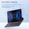 Smart Keyboard Folio for Air 11 Inch (M3 2025/M2 2024) & iPad Pro 11 inch (1st,2nd,3rd,4th Gen) and 10.9" iPad Air (4th, 5th Gen),Magnetic Keyboard Case with Two Viewing Angles,Front Back Protection view 2