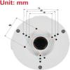 PFA130-E Junction Box for Dome and Bullet Camera, 4 Pack (White-with Cable Glands) view 4
