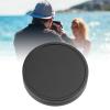 Zunate Front Lens Cover for EVO, Small Camera Lens Protective Cover, Anti Scratches Aluminum Lens, Aluminum Alloy Lens Cover with Storage Bag (Black) view 2