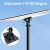 Burbifro Star link Heavy Duty Pivot Roof Mount, 160 Degree Tilt for Better Signal, Compatible with Star link Gen 3 Dish view 3