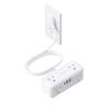TROND 20W USB C Power Strip Surge Protector - 5ft Flat Plug Extension Cord with Multiple 6 Outlet, 4 USB, 900 Joules, 3 Sided Design, Mountable, Compact for Home Office Travel Dorm Room Essentials view 1